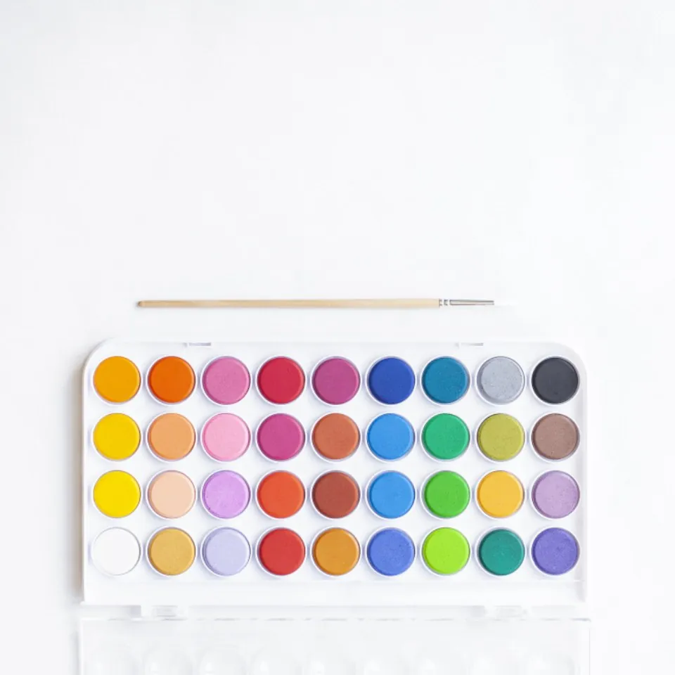 28-Color Watercolor Tablet