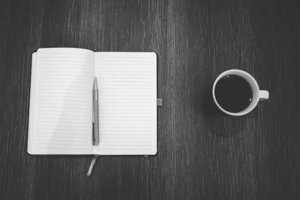 Black Cover Journal with Pen