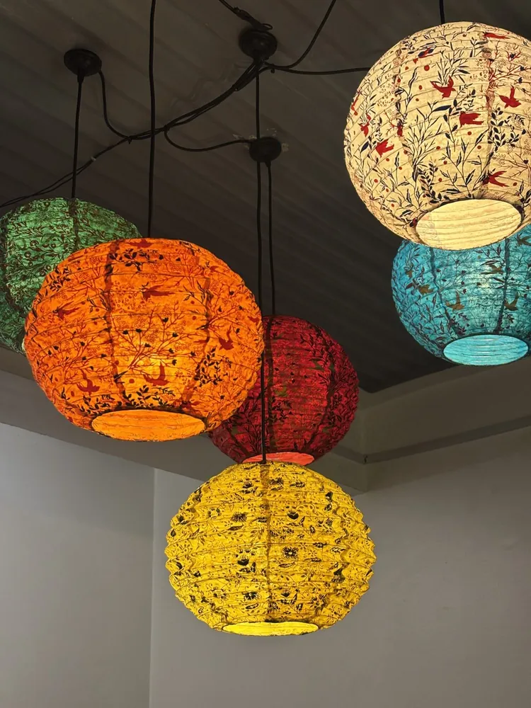 Bohemian Patterned Lanterns, Set of 3