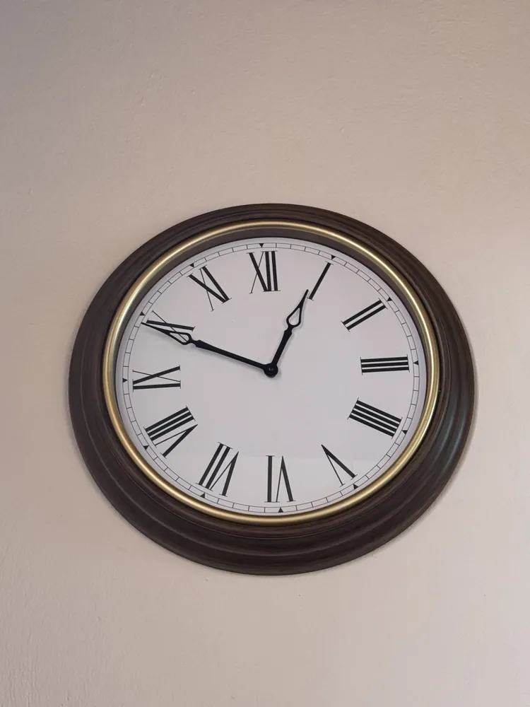 Classic Roman Numeral Wall Clock