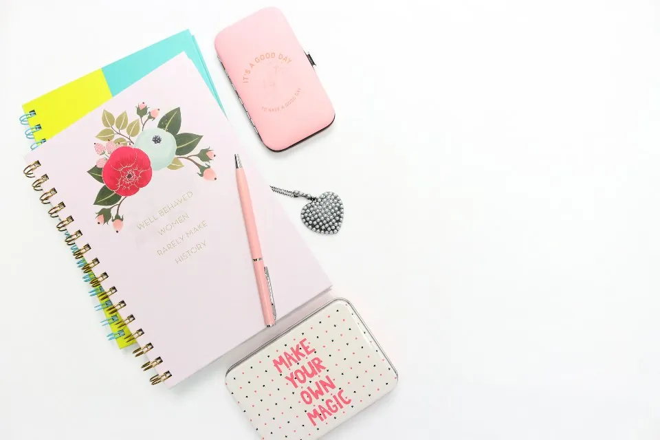 Floral Spiral Planner Set