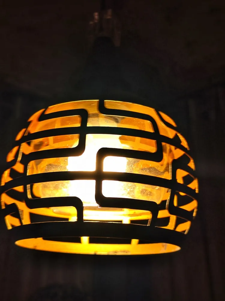 Gold Geometric Pendant