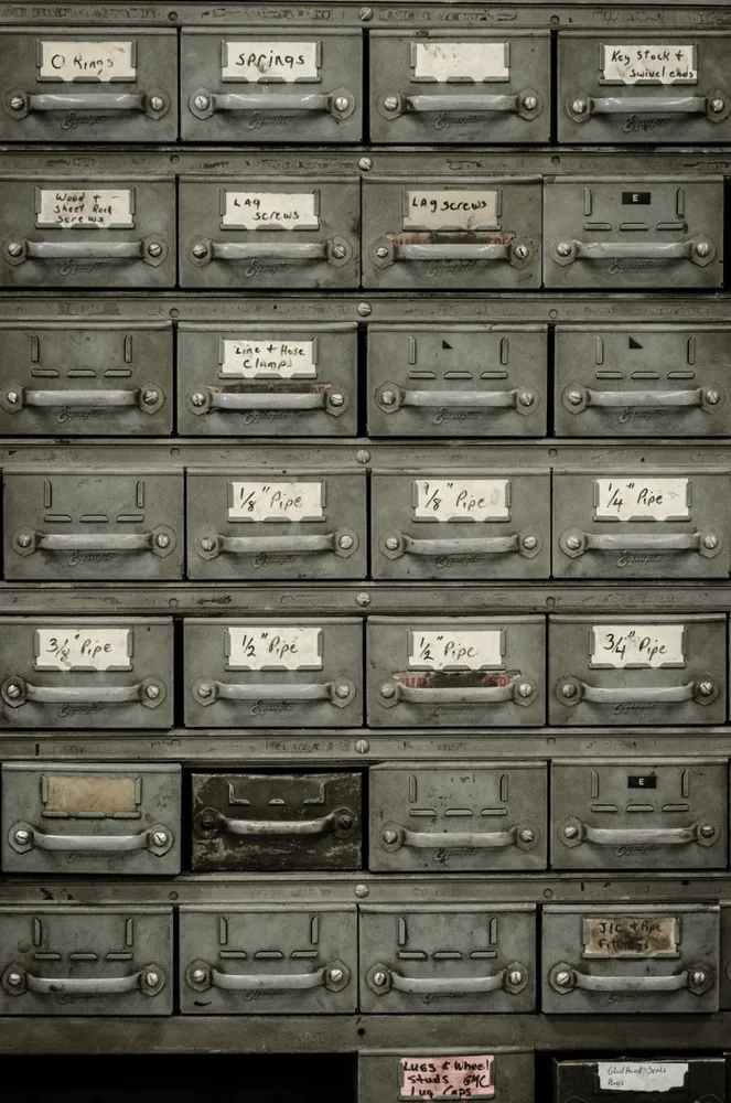 Industrial Metal Drawer Cabinet