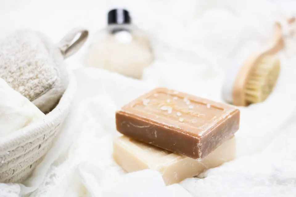 Lavender Soap & Bath Brush Set