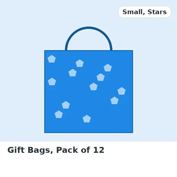 Gift Bags, Pack of 12