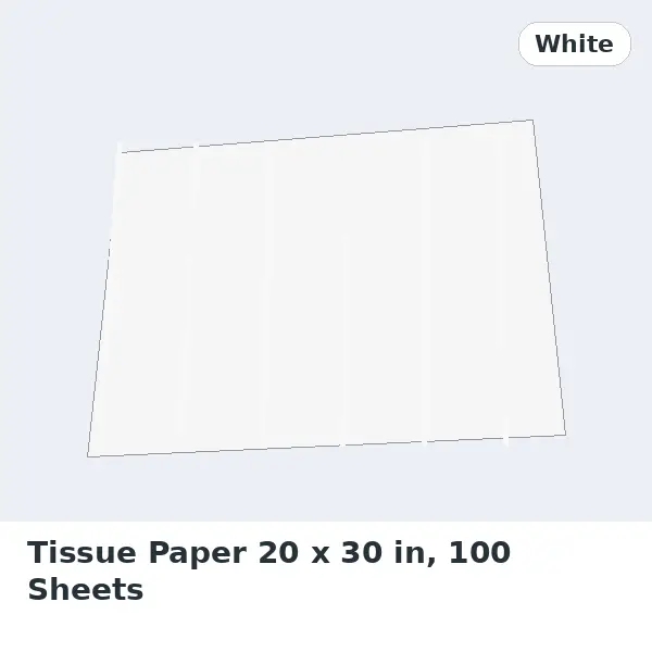 Tissue Paper 20 x 30 in, 100 Sheets