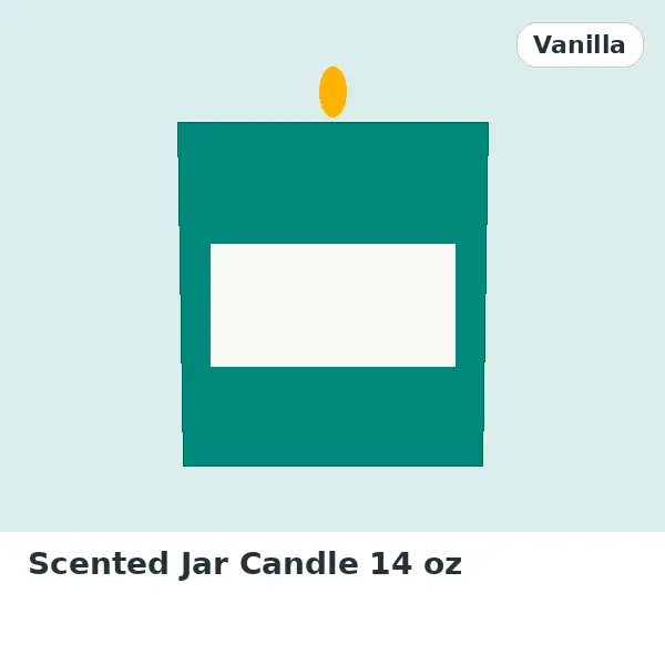 Scented Jar Candle 14 oz
