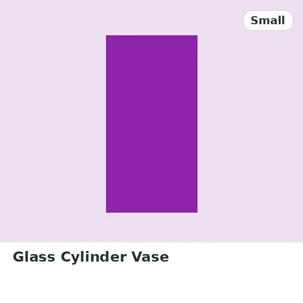 Glass Cylinder Vase