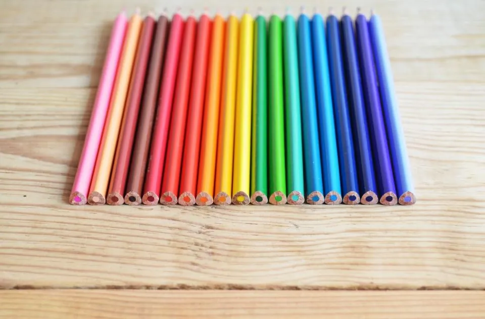 Rainbow Pencils, Pack of 36
