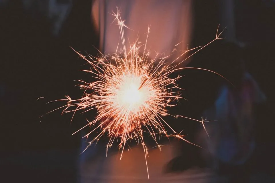Rainbow Sparklers, 20 in., Pack of 6