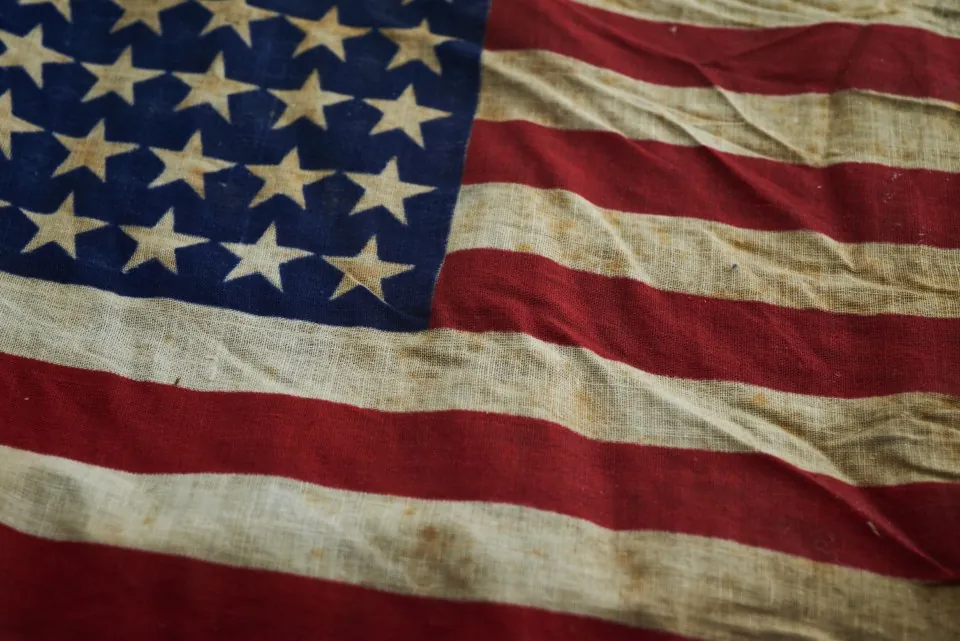 Vintage Stars & Stripes Banner