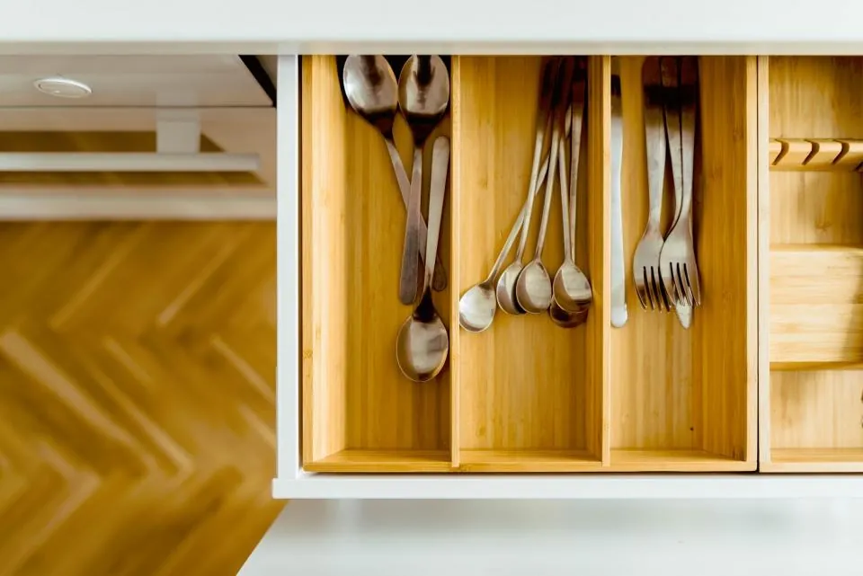 Bamboo Drawer Organizer