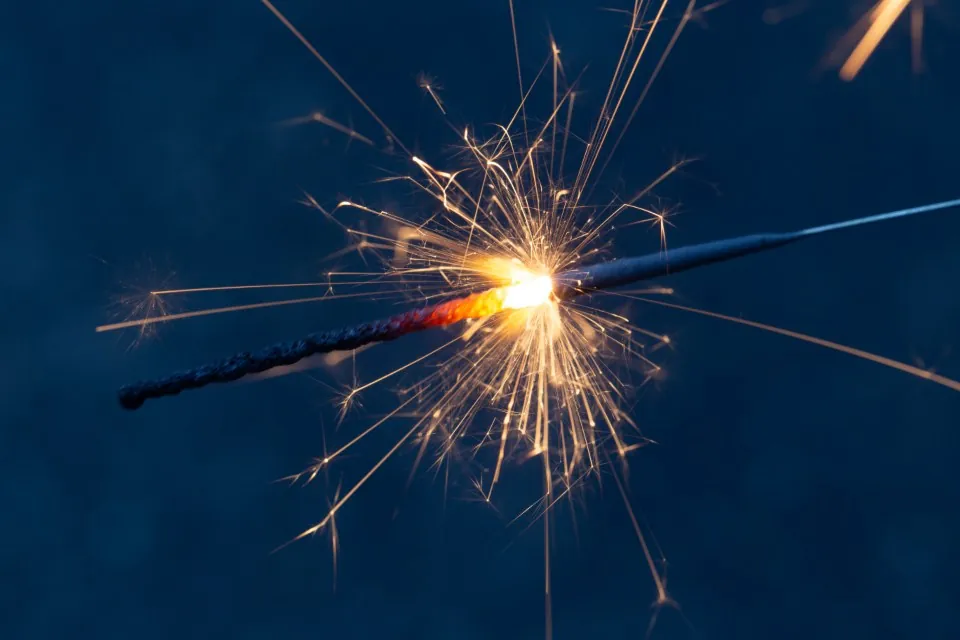 Blue Night Sparklers, 14 in.