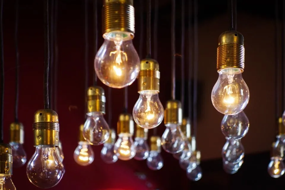 Brass Socket Edison Pendant Cluster