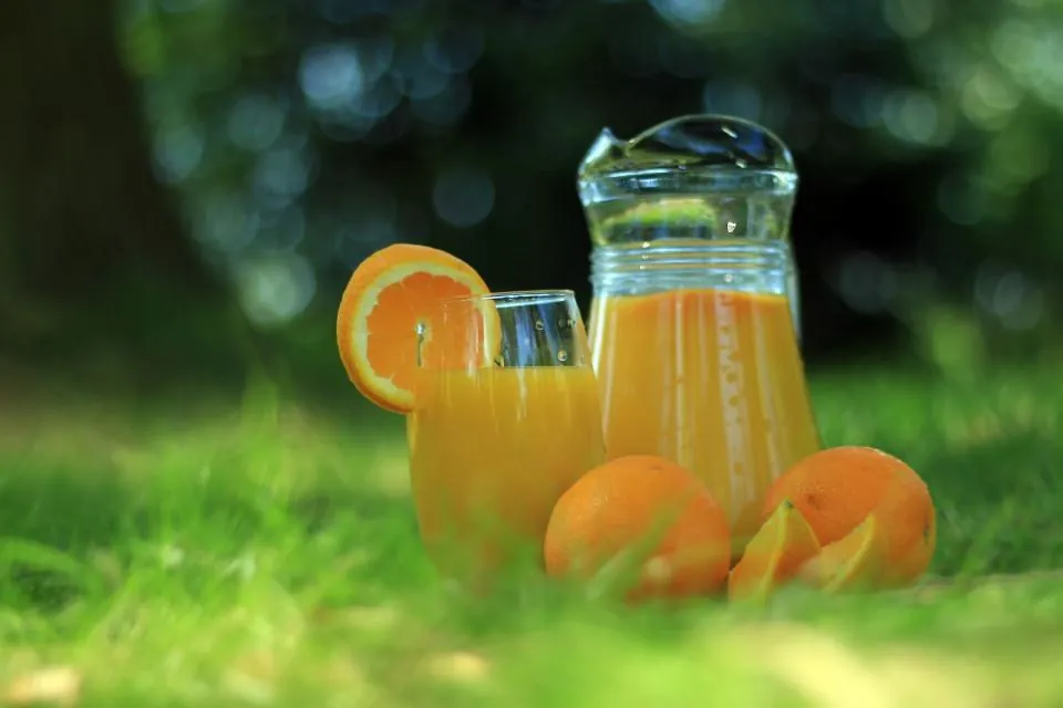 Glass Pitcher with Lid