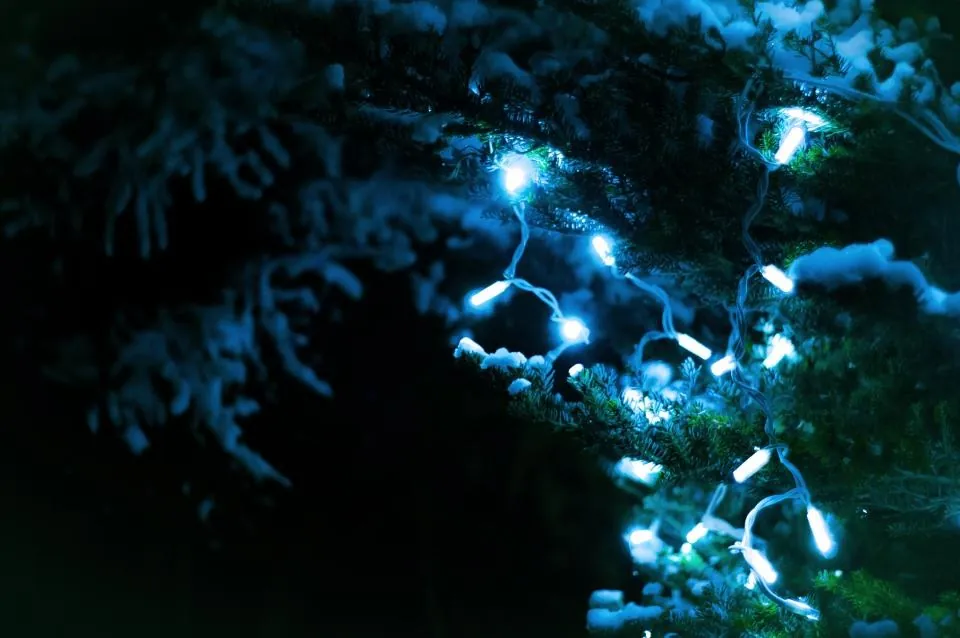 Icicle Lights, Cool White, 150 ct