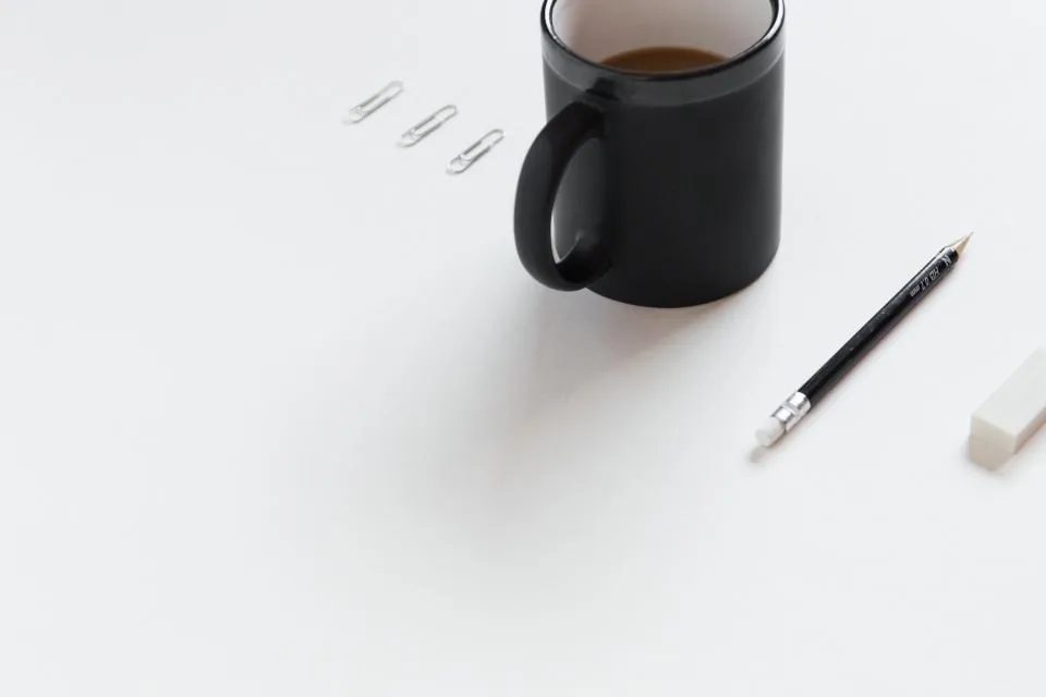 Matte Black Desk Mug