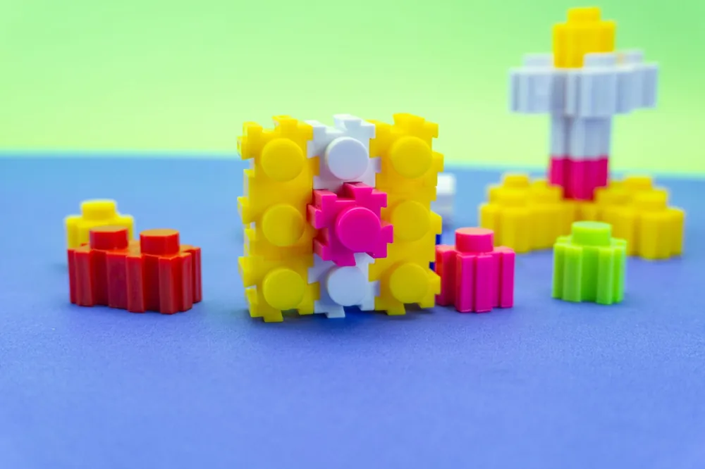Mini Building Brick Set, 120 pc