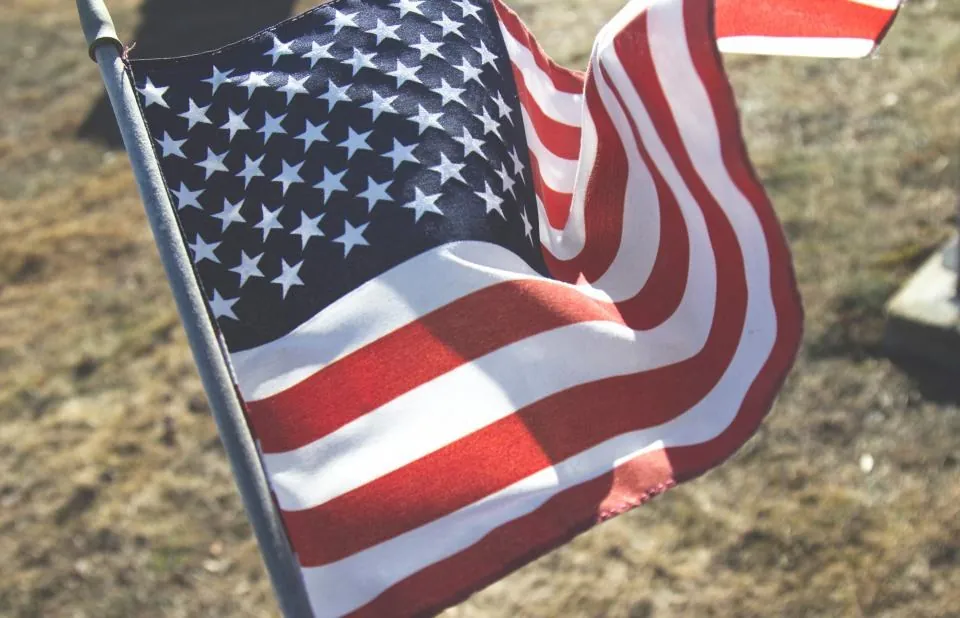Nylon American Flag, 3 x 5 ft