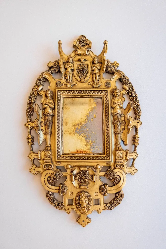 Ornate Gold Wall Mirror
