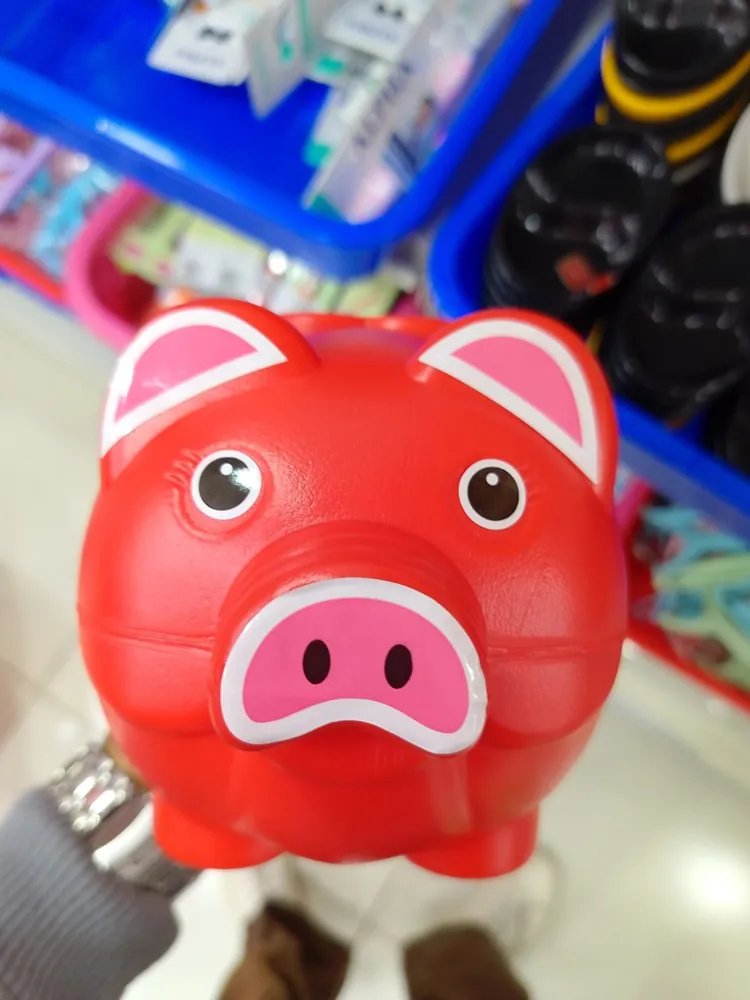 Piggy Bank, Red