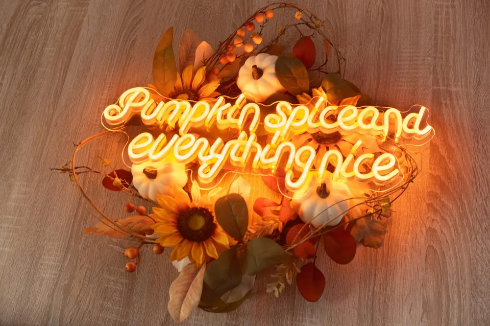 Pumpkin Spice Neon Sign