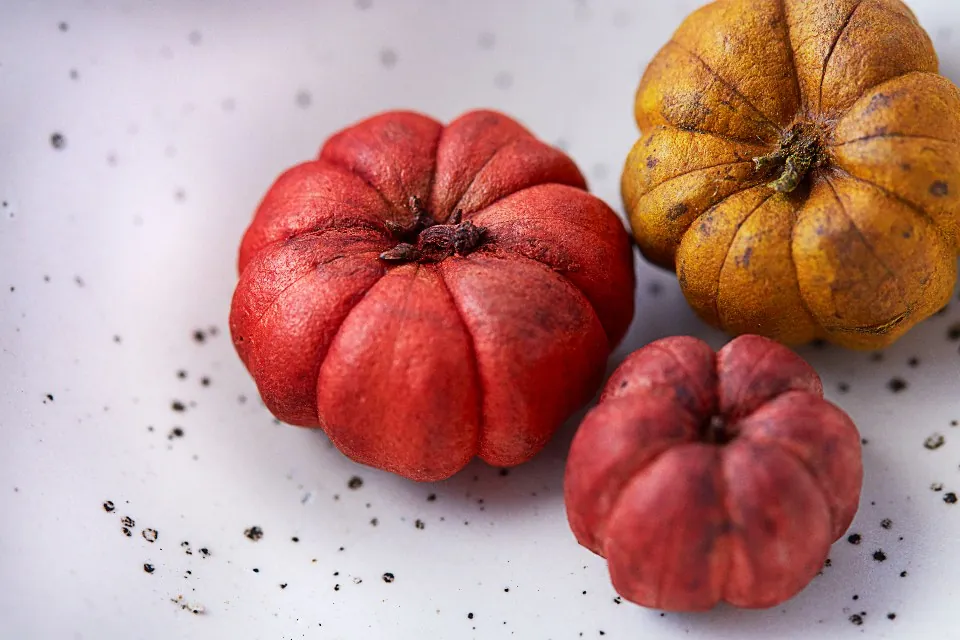 Red & Gold Heirloom Pumpkins