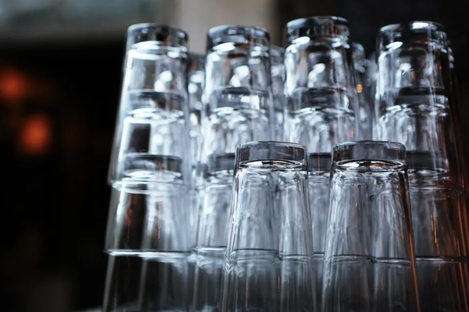 Stackable Water Tumblers, Case of 12