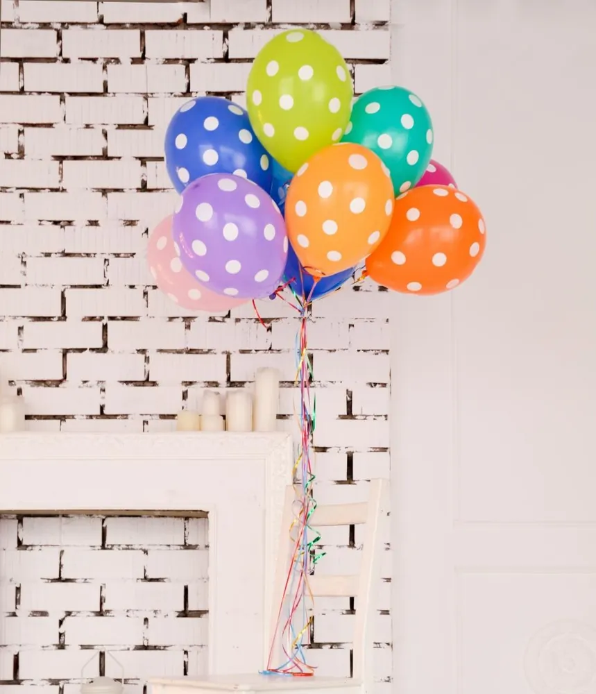 Polka Dot Balloon Bouquet